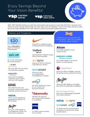 Member Extras Flyer