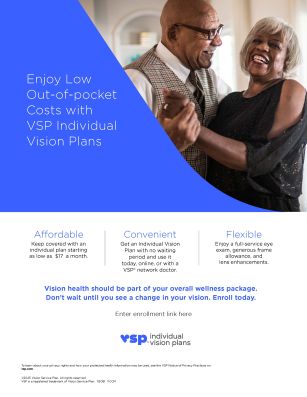 Enjoy Low Out-of-Pocket Costs with VSP Individual Vision Plans Flyer thumbnail